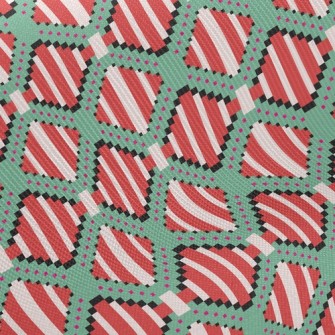 Ethnic Striped Totem Twill