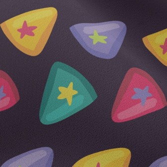 Triangle Meets Stars Chiffon