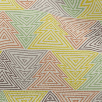 Four Color Arrow Tree Chiffon