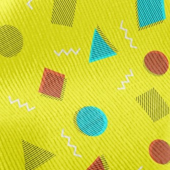 Abstract Circles And Triangles Standard Corduroy