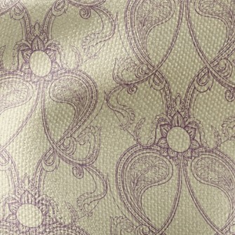 Retro Purple Flower Waterproof Canvas