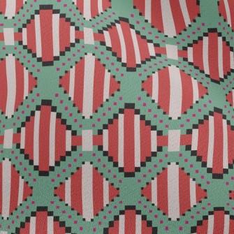 Ethnic Striped Totem Chiffon