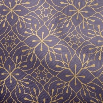 Luxurious Golden Flower Dobby