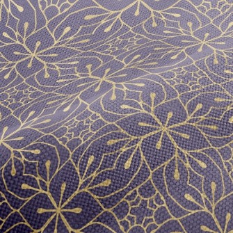 Luxurious Golden Flower Performance Linen