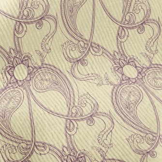 Retro Purple Flower Standard Corduroy