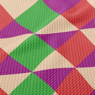 Arrangement Of Shapes Birdseye Piqué