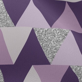 Purple Triangle Chiffon