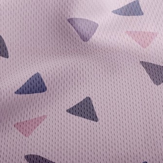 Purple And Navy Athletic Mesh Flat Back