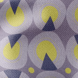 Combining Circles And Triangle Waterproof Canvas