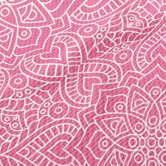 Blooming Pattern Birdseye Piqué