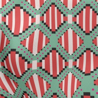 Ethnic Striped Totem Stretch Ponte