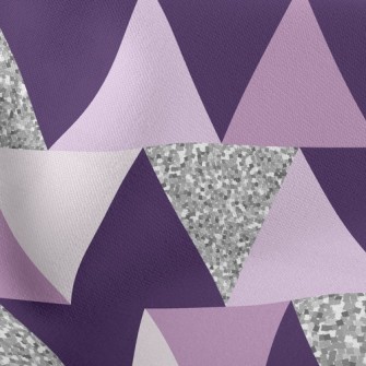 Purple Triangle Stretch Ponte