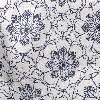 Retro Flower Totem Stretch Ponte