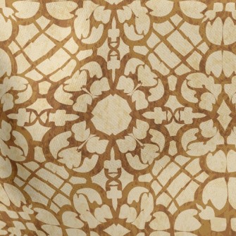 Vintage Brown Pattern Stretch Ponte