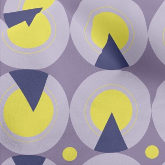 Combining Circles And Triangle Micro Fleece