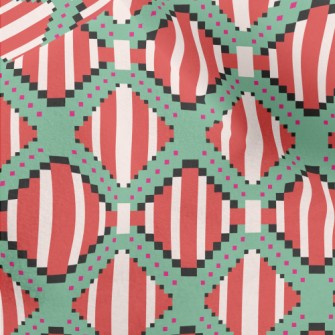 Ethnic Striped Totem Micro Fleece
