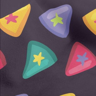 Triangle Meets Stars Micro Fleece