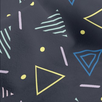 Chaotic Shapes Micro Fleece