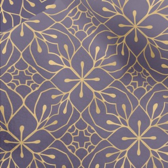 Luxurious Golden Flower Micro Fleece