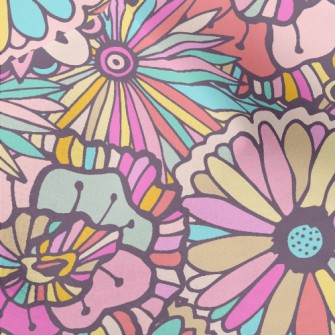 Flowers In Bloom Micro Fleece