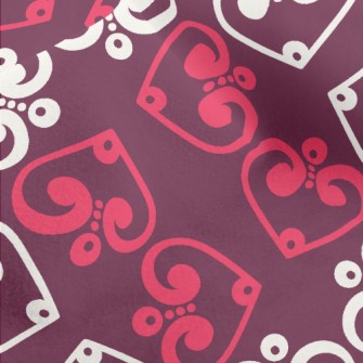 Red White Spades Micro Fleece