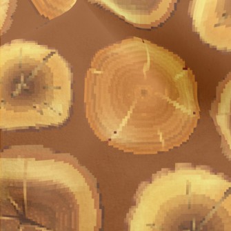 Stump Pattern Micro Fleece