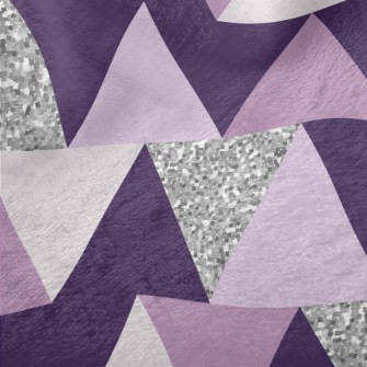 Purple Triangle Minky