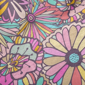Flowers In Bloom Minky