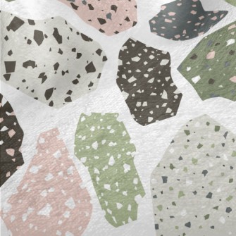 Leopard Print Stone Minky