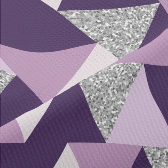 Purple Triangle Piqué