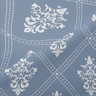 Blue Baroque Piqué