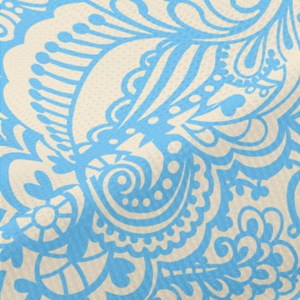 Blue Spray Piqué