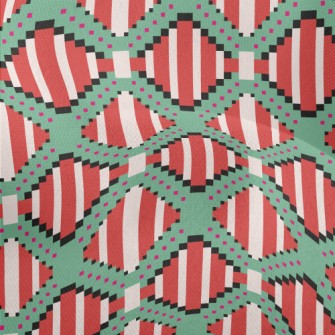 Ethnic Striped Totem Lightweight Performance Linen