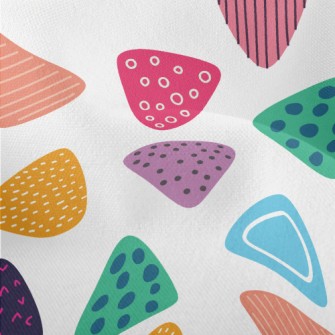 Colorful Triangle Creation Lightweight Performance Linen