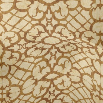 Vintage Brown Pattern Lightweight Performance Linen