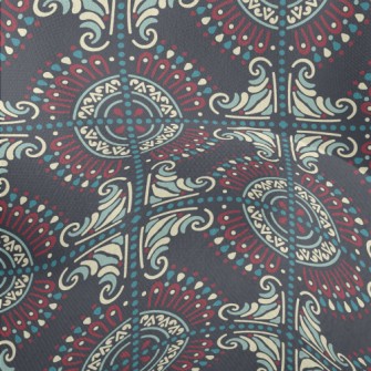Arabic Map Lightweight Performance Linen