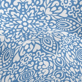 Abstract Ethnic Style Lightweight Performance Linen