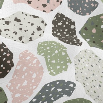 Leopard Print Stone Lightweight Performance Linen