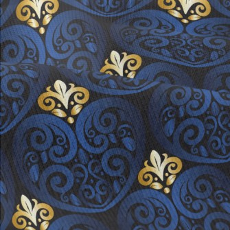 Blue Carved Modern Jersey