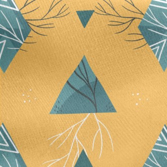 Triangle Plant Jersey Backed Fleece