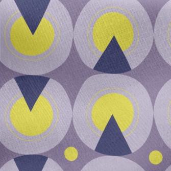 Combining Circles And Triangle Jersey Backed Fleece