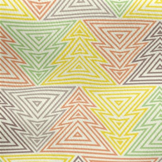Four Color Arrow Tree Jersey Backed Fleece