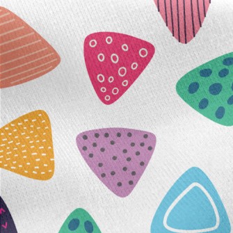 Colorful Triangle Creation Jersey Backed Fleece