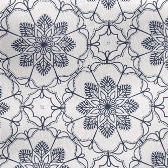 Retro Flower Totem Jersey Backed Fleece