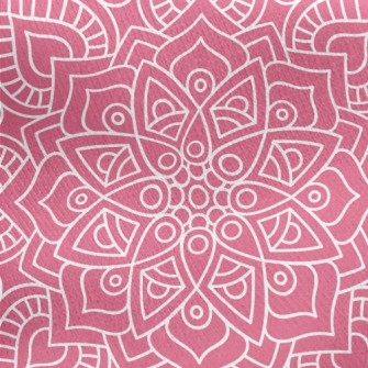 Blooming Pattern Jersey Backed Fleece