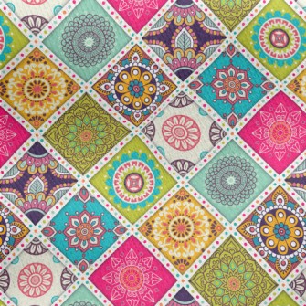 Colorful Carpet Jersey Backed Fleece