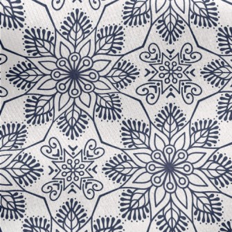 Extension Of Flower Jersey Backed Fleece