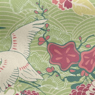 Crane's Annunciation Jersey Backed Fleece