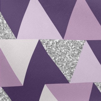 Purple Triangle Pongee