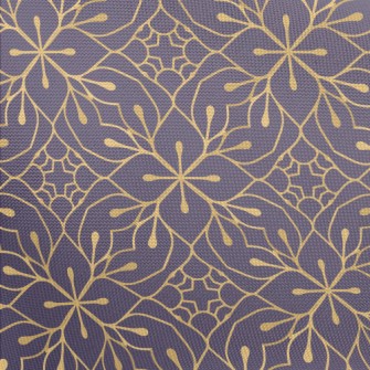 Luxurious Golden Flower Pongee